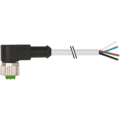 Murr Elektronik M12 female 90° with cable, PVC 4x0.34 gy UL/CSA 4m 7000-12341-2140400